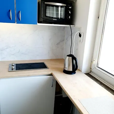 Appartement Center Apartment, Balcony Twarda Warschau